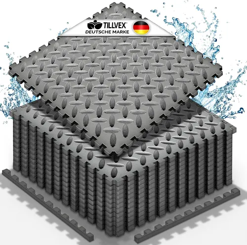 tillvex Pool-Bodenschutzfliese ® in grau von tillvex