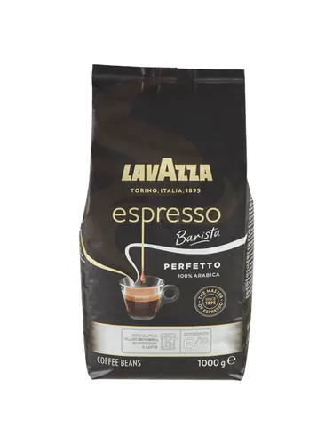 Lavazza Espresso Barista Perfetto Bohnen 1 kg - Kaffeebohnen mit vollem Aroma, ideal für die Zubereitung von Espresso und mit einem Haltbarkeitsdatum bis 06-2026.