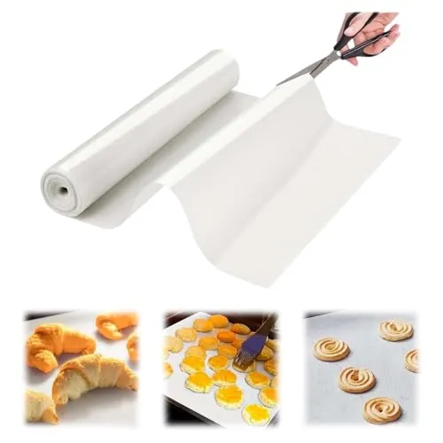224cm*30cm,Silikon-Backmatte Rolle,Wiederverwendbare Backmatte Silikon,Groß Rutschfeste Backunterlage,Silikon Bastelmatte,Bastelmatte,Backunterlage Silikon,Silikon Backmatte für Brot, Kekse, Pizza