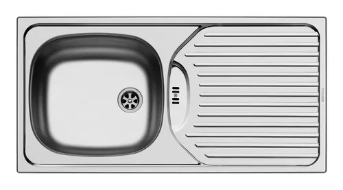 Pyramis CA1 Einbauspüle reversibel mit Abtropffläche von Pyramis