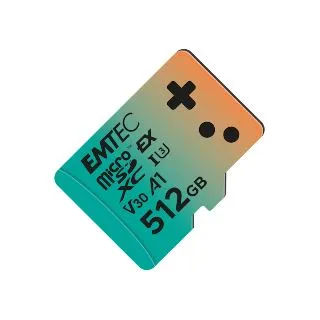 Emtec mSD 256GB UHS-I U3 V30 A1 EXPRESS (Switch 2) - Speicherkarten: Hochgeschwindigkeits-microSD mit 256GB, ideal für Nintendo Switch und andere Geräte, sorgt für schnelle Ladezeiten und zuverlässige Leistung.
