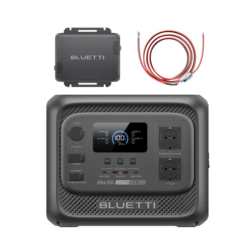 BLUETTI Elite 300 Powerstation 2400W 3014Wh Speicher mit 560W Charger1 Ladegerät
