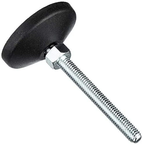 Stellfuss, Legierter Stahl, AEP38 Gewinde M6x50 / Belastbar bis 100 Kg (4 Stück)