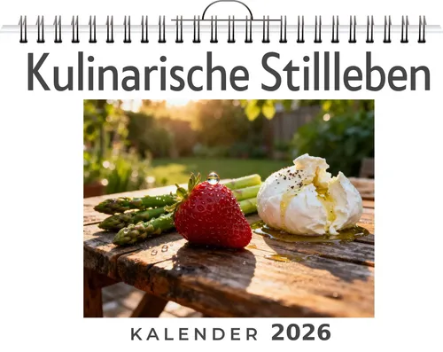 Florian Schmidt | Kulinarische Stillleben | Kalender | Deutsch | 2026 | FlipFlop