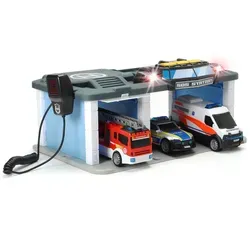 Dickie Spielzeug Rettungscenter mit Licht und Sound