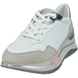 Bagatt Sneaker Callisti Weiss Damen, Größe Euro 38 - Sneaker für Damen mit geprägtem Logo und stylischer Außensohle, perfekt kombinierbar für Freizeit und Sport. Bieten Komfort und Halt für vielseitige Outfits.