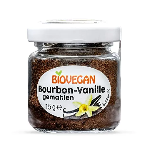 Biovegan Bourbon Vanille gemahlen, 15 g