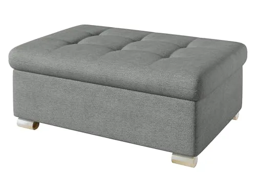 Polsterhocker Grau von Mirjan24