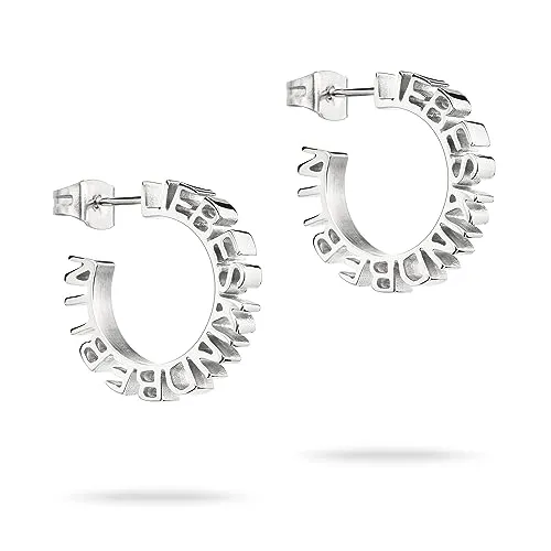 Liebeskind Berlin Creole LJ-1325-E-20 Edelstahl - Edelstahl Creole für Damen, 2 cm groß, zeitloses Design in exklusiver LIEBESKIND BERLIN Qualität, perfekt als Geschenk für jeden Anlass.