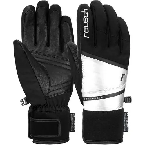 REUSCH Damen Handschuhe Reusch Tessa STORMBLOXX - Skihandschuhe für Damen mit PRIMALOFT-Isolation, winddichter STORMBLOXX Membran und weichem Ziegenleder für Komfort und Langlebigkeit – ideal für aktive Skifahrerinnen!