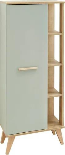 Saphir Midischrank Quickset 50,5 cm – Eleganter Badschrank mit Tür und Ablagen