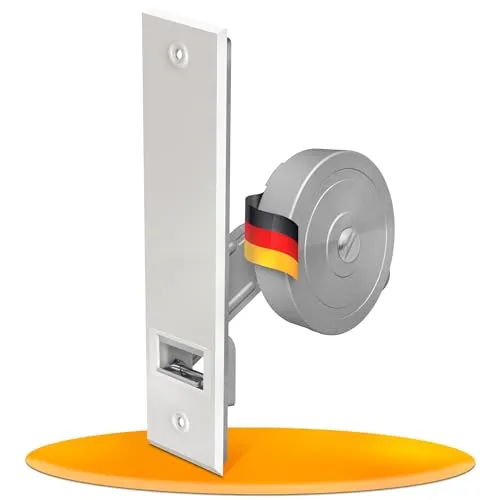 MEISTERBAU - Rolladen Gurtwickler Unterputz [Made in Germany]- Rollladen Aufwickler mit Abdeckung - Rollo Gurtwickler für Rolladengurt 23mm[ohne Gurt]