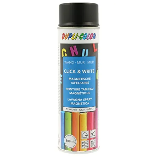 Produktbild Dupli-Color click und Write Magnetische Tafelfarbe, 1 Stück, Schwarz, 447174
