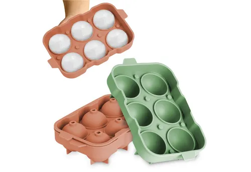 Blumtal Eiswürfelform Eiswürfelformen Silikon mit Deckel von Blumtal