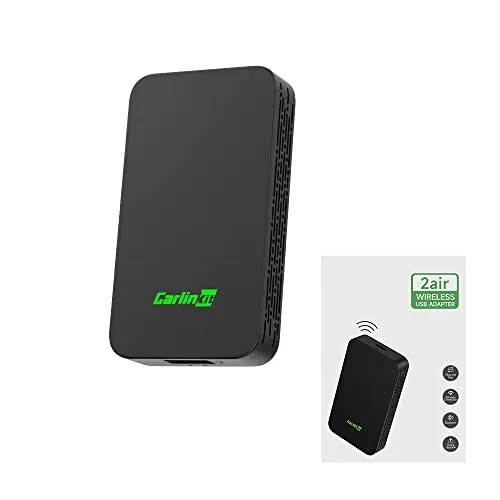 CarlinKit 5.0 2025 Neu Eingetroffen EIN Innovativer Dual-Conversion-Wireless-Adapter,Online-Musik/Karten/Messaging,for Autos Mit Kabelgebundenem CarPlay/Android Auto (2016-2025)