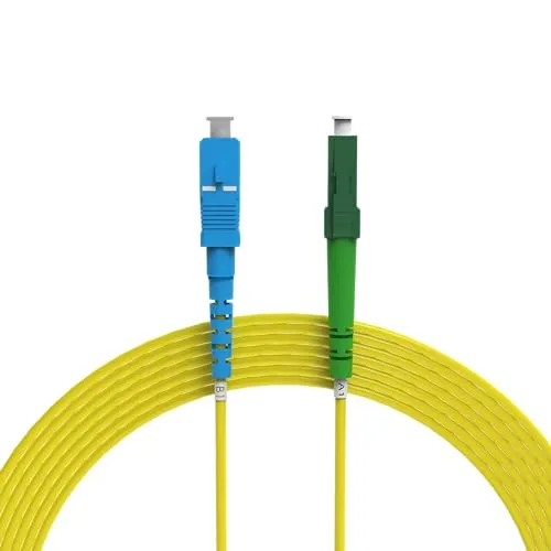 nexinex 50m Glasfaserkabel LC/APC auf SC/UPC