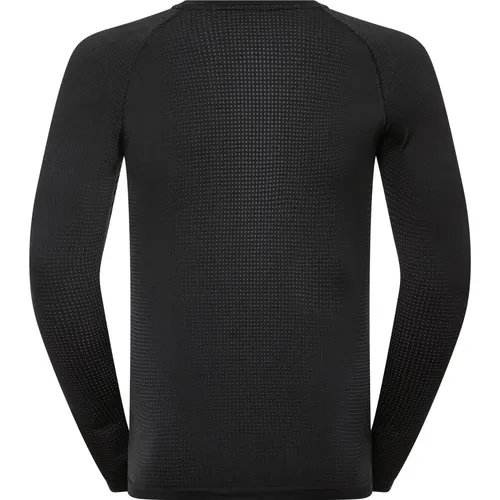 Odlo Damen Performance Warm Eco 196192 Funktionsunterwäsche Langarm Shirt - Black, hervorragendes Feuchtigkeitsmanagement und optimale Bewegungsfreiheit für aktive Athleten