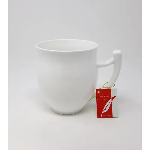 Becher, Tasse EPSILON für 350ml weiß H. 10cm China Bone Porzellan TeaLogic