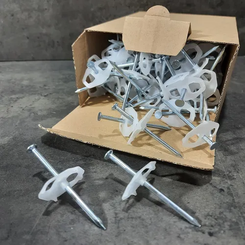 Stück Nagelscheibe oval 3,5 x 70mm Kabelfixierung Kabelhalter HUP® 100