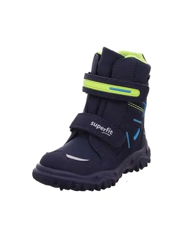 Superfit Husky blau/grün (8000) 27 - Vegane Kinder-Wanderschuhe - Wanderschuhe für abenteuerlustige Kinder mit GORE-TEX Membran für wasserdichten und atmungsaktiven Komfort. Ideal für Freizeit und Camping, nachhaltig aus recyceltem Material.