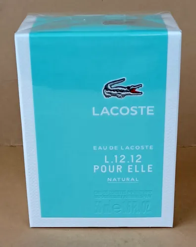 Lacoste L.12.12 Pour Elle Natural Eau de Toilette Spray 50 ml - Damenduft mit blumig-fruchtiger Duftrichtung, ideal für fröhliche Anlässe und den täglichen Gebrauch.