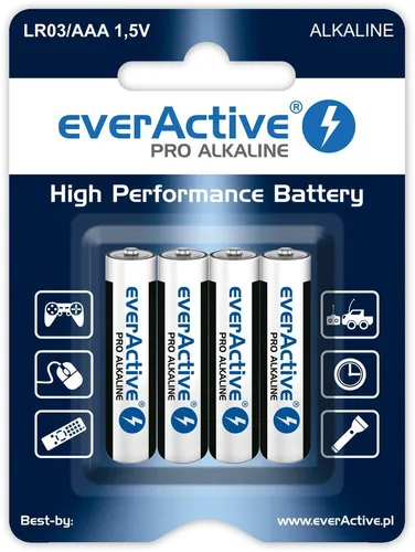 Alkaline batteries everActive Pro Alkaline LR6 AA - blister card - 5902020523635