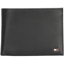 Tommy Hilfiger Herren Geldbeutel Eton - Praktischer Geldbeutel mit Münzfach, Schwarz - Herren-Geldbörsen mit Geldscheinfächern, vier Kartenfächern und einem Münzfach. Aus hochwertigem Leder, stilvolles Design mit Tommy Hilfiger Logo, ideal für modebewusste Männer.
