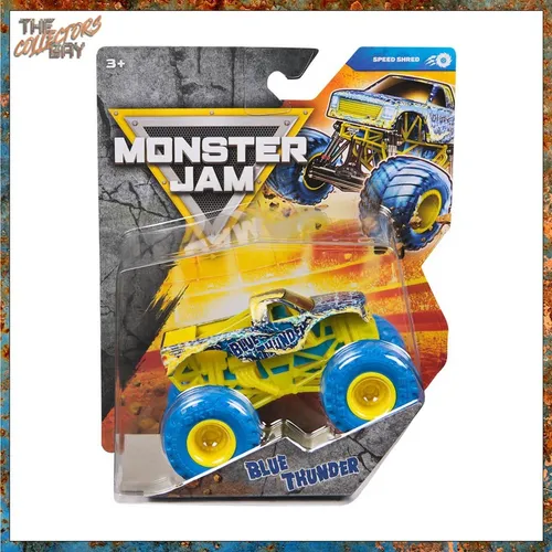 Monster Jam 1:64 Blue Thunder (Speed Shred) (Spin Master Trucks Series 45)