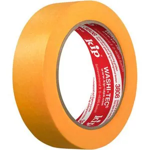 KIP Kreppband 3808, Washi-Tec Goldkrepp Premium, 30mm x 50m, für Innen und Außen