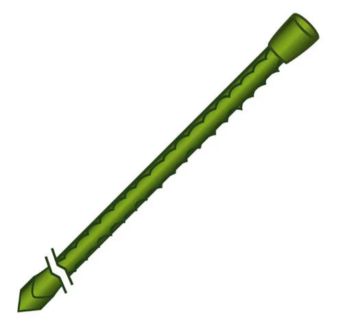 Haushalt International Pflanzeinsatz Pflanzstab - 120cm Maße: 120 cm x 10.5mm (1 St)