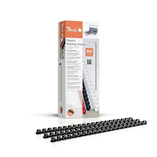 Peach Plastikbinderücken A4-10mm für 65 Blatt von Peach