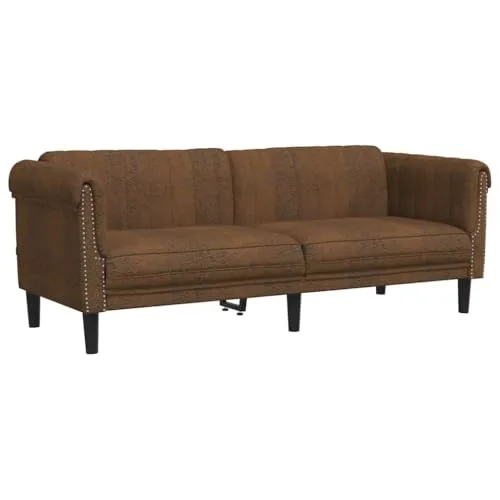 vidaXL 3-Sitzer Sofa Loungesofa aus Kunstleder - Sofas & Couches – Dieses elegante 3-Sitzer Sofa vereint Komfort und Stil, perfekt zum Entspannen und als Blickfang in deinem Wohnzimmer.