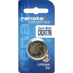 Produktbild Renata CR2477N Lithium Knopfzelle mit Absatz 1er Verpackung