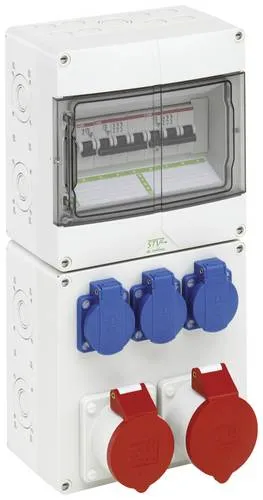 Spelsberg CEE-Steckdosen-Kombination STV 923-K IP44 grau