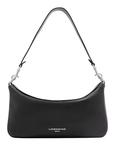Liebeskind ALESSA 2 KODIAQ Hobo M black - Stilvolle Damen-Schultertasche - Damen-Schultertasche, aus hochwertigem Leder für einen eleganten Look und optimalen Tragekomfort.