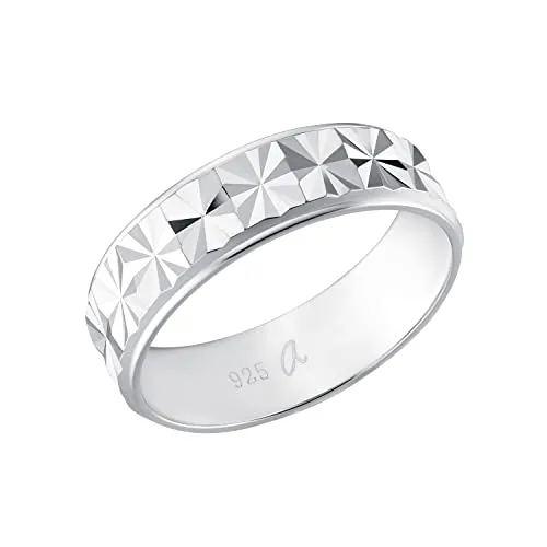 Amor Ring 925 Sterling Silber Unisex in silber von Amor