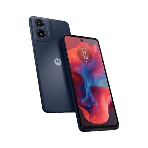 Motorola Smartphone G04s - 6,56 Zoll, 8 GB RAM, 128 GB, Schwarz - Simlockfreies Handy mit leistungsstarkem 8 GB RAM für flüssiges Multitasking und 128 GB Speicher für all Ihre Apps und Medien.