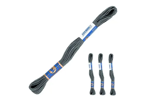 maDDma 3 Docken Stickgarn / Sticktwist Stickgarn, 8 m, 8862 graublau