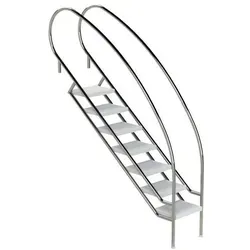 Eichenwald Pooltreppe Modell 08.2 Miami Swing – 7 ABS-Stufen