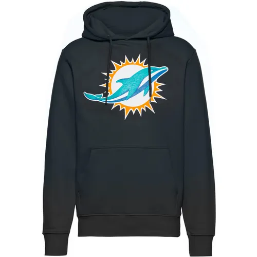 Fanatics Miami Dolphins Hoodie Herren - Schwarz, Größe M - Stylischer Hoodie mit Miami Dolphins Vereinsdetails, flauschiger Innenseite und praktischer Kängurutasche - ideal für Fans und kalte Tage!