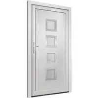 vidaXL Haustür Weiß 98x200 cm PVC von vidaXL