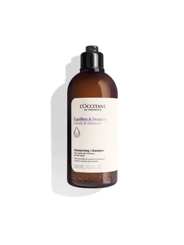 Aromachologie Sanfte Balance Shampoo - Biologisch abbaubares Shampoo mit 5 ätherischen Ölen für sanfte Reinigung und beruhigte Kopfhaut, ideal für gesundes, glänzendes Haar.