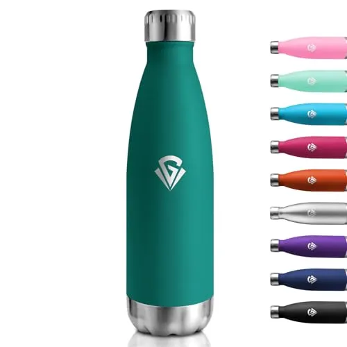 Thermosflasche 750ml, Thermoskanne Doppelwandig Kohlensäure Geeignet, BPA-Frei Wasserflasche Auslaufsicher, Trinkflasche Isoliert Edelstahl für Uni, Arbeit, Reisen, Sport, Outdoor, Jungen, Mädchen