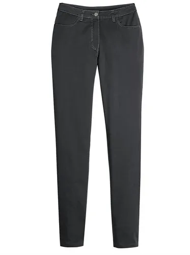 Sieh an! Bequeme Jeans Stretch-Hose leicht vertieft