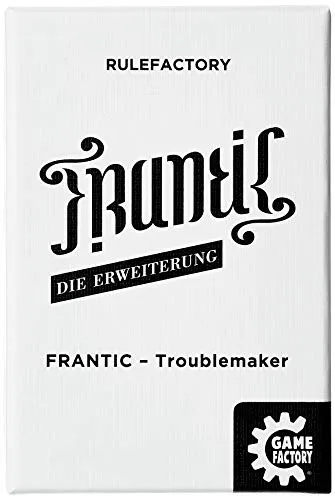 Game Factory 646238 Frantic Troublemaker, Die Erweiterung, Spielerweiterung zum Grundspiel, Kartenspiel für Erwachsene und Kinder ab 12 Jahren