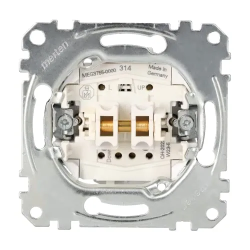Schneider Electric Merten Rollladentaster-Einsatz, Unterputz, Steckklemmen, 1-polig, 10A, AC, 250V, Artikelnummer MEG3755-0000