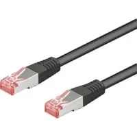 Patchkabel Cat.6 S/STP schwarz, 10 Meter