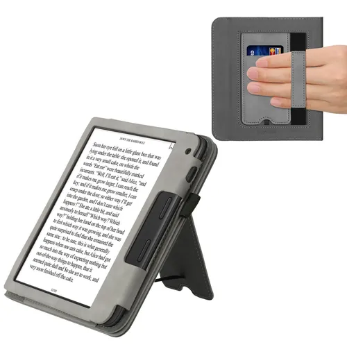Flip Hülle für Tolino Vision 6 Handschlaufe eReader Cover Caser Schutzhülle