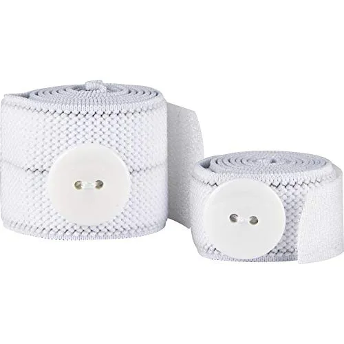 HALTEBAND für 3K Beinbeutel mit Knöpfen - 2 Stück - Inkontinenz Zubehör, bietet sicheren Halt und Komfort für eine zuverlässige Anwendung.