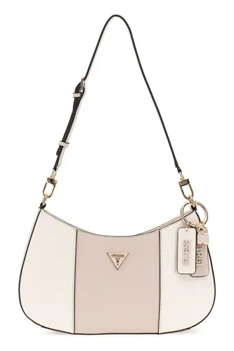 GUESS Damen Noelle II Top Zip Shoulder Bag in weiß von GUESS